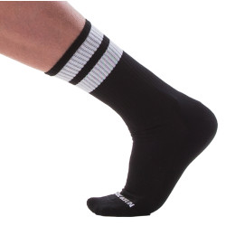 Barcode Berlin Chaussettes Gym Socks Noir-Blanc